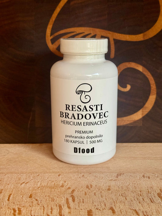 Resasti bradovec eko pakiranje 180 kapsul